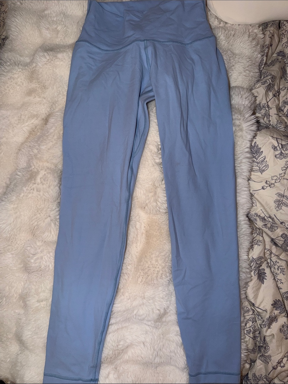 Aritzia Sky Blue High-Waist Leggings